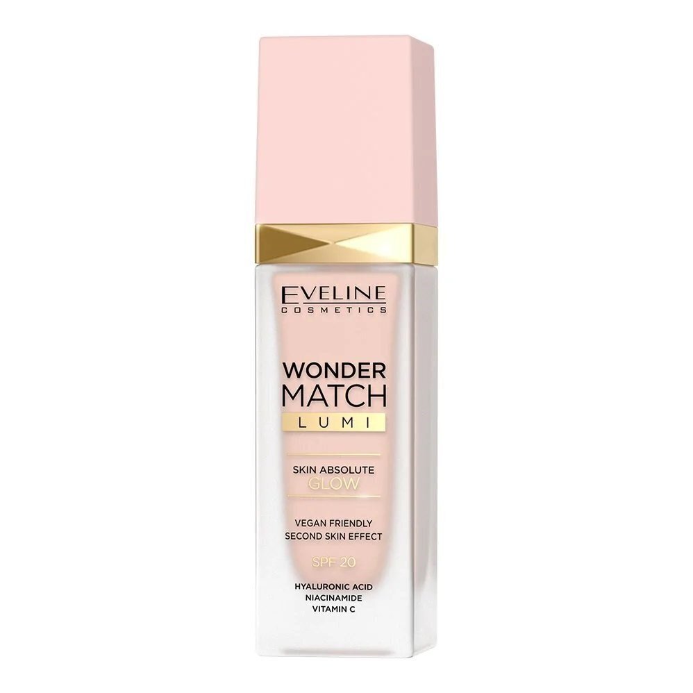 Tonālais krēms Eveline Cosmetics Wonder Match Lumi, 25 sand beige, 30 ml cena un informācija | Grima bāzes, tonālie krēmi, pūderi | 220.lv