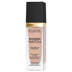 Tonālais krēms Eveline Cosmetics Wonder Match, 35 sunny beige, 30 ml цена и информация | Пудры, базы под макияж | 220.lv