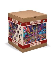 Koka puzle ar figūrām Wooden City Vecgada vakars, 505 cena un informācija | Puzles, 3D puzles | 220.lv