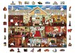 Koka puzle ar figūrām Wooden City māja, 750 d. цена и информация | Puzles, 3D puzles | 220.lv