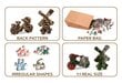 Koka puzle ar figūrām Wooden City Neišvānšteinas pils, 750 d. цена и информация | Puzles, 3D puzles | 220.lv