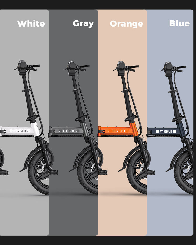 Elektriskais velosipēds Engwe T14, oranžs cena un informācija | Elektrovelosipēdi | 220.lv