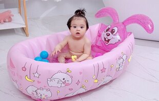 Piepūšamā mazuļu vanna Trusis cena un informācija | Mazuļa mazgāšana | 220.lv
