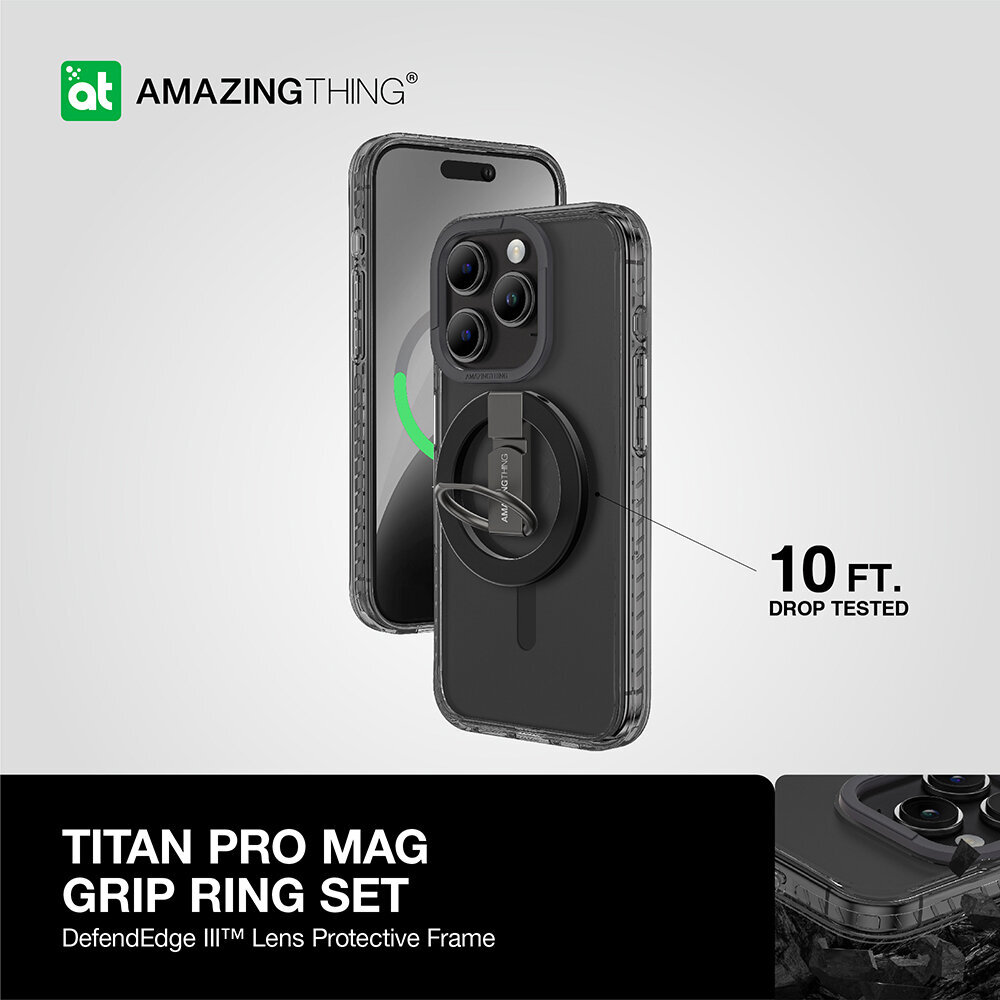 Amazing Thing Titan Pro Mag Ring Grip cena un informācija | Telefonu vāciņi, maciņi | 220.lv