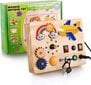 Bērnu koka LED rotaļlieta Aranee Montessori Busy Board cena un informācija | Attīstošās rotaļlietas | 220.lv