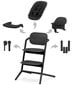 Daudzfunkcionāls barošanas krēsls 4in1, Cybex Lemo, melns cena un informācija | Barošanas krēsli | 220.lv