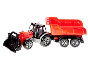 Rotaļu traktors Max Tractor ar piekabi cena un informācija | Rotaļlietas zēniem | 220.lv