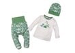 Komplekts zēnam Nini BB-7, balts/zaļš цена и информация | Apģērbu komplekti jaundzimušajiem | 220.lv