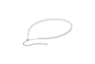 Stella jewelry sudraba kaklarota sievietēm ar pērlēm 232-50 cena un informācija | Kaklarotas | 220.lv