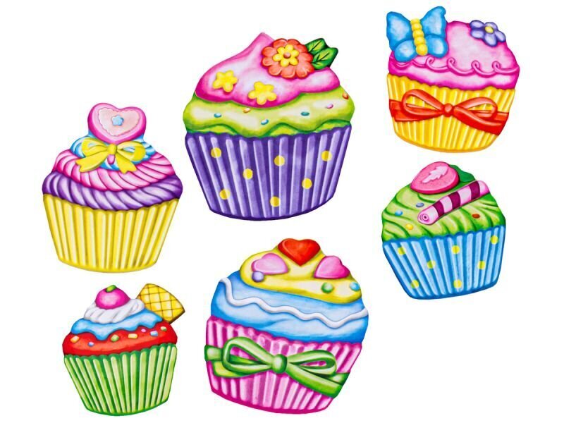 Radošais komplekts Color Day Cupcake cena un informācija | Attīstošās rotaļlietas | 220.lv