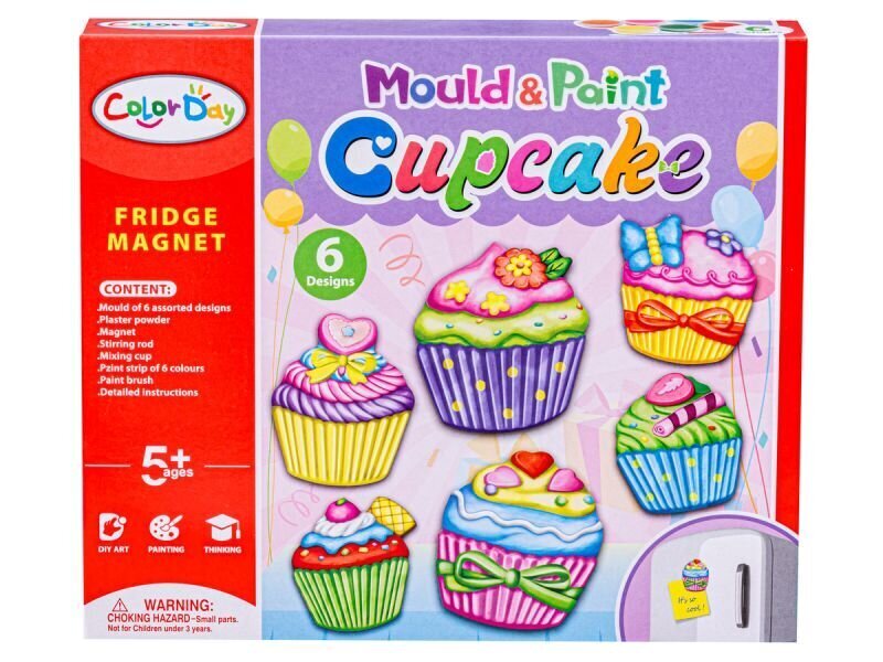 Radošais komplekts Color Day Cupcake cena un informācija | Attīstošās rotaļlietas | 220.lv