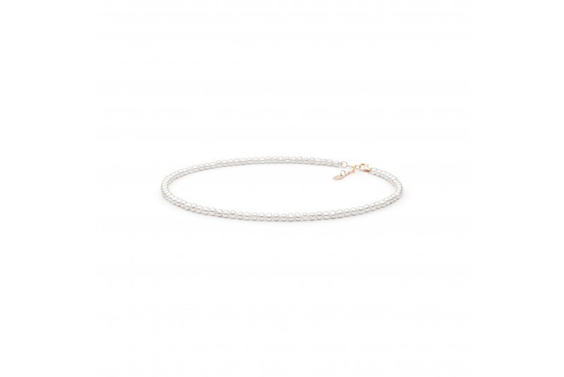 Stella jewelry sudraba kaklarota sievietēm ar pērlēm PRFORW445-C цена и информация | Kaklarotas | 220.lv