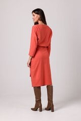 B245 Расклешенное платье с капюшоном - красное цена и информация | Платья | 220.lv