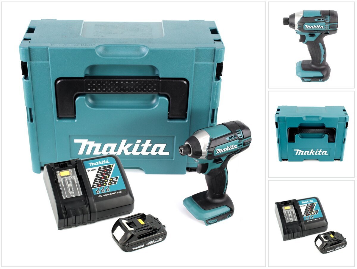 Akumulatora triecienatslēga ar akumulatoru Makita 18 v cena un informācija | Skrūvgrieži, urbjmašīnas | 220.lv