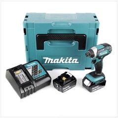 Аккумуляторный ударный гайковерт Makita 18 В с аккумулятором цена и информация | Шуруповерты, дрели | 220.lv