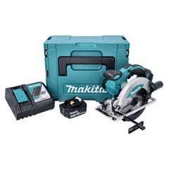 Аккумуляторная ручная дисковая пила Makita 18 В с аккумулятором цена и информация | Пилы, циркулярные станки | 220.lv