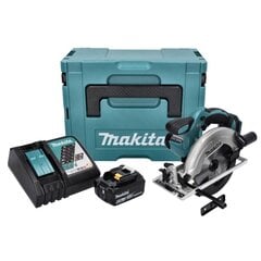 Аккумуляторная ручная дисковая пила Makita 18 В с аккумулятором цена и информация | Пилы, циркулярные станки | 220.lv