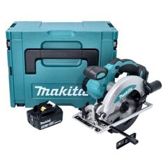 Аккумуляторная ручная дисковая пила Makita 18 В с аккумулятором цена и информация | Пилы, циркулярные станки | 220.lv