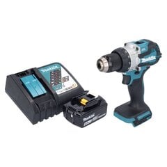 Аккумуляторная ударная дрель Makita 18 v с аккумулятором цена и информация | Шуруповерты, дрели | 220.lv