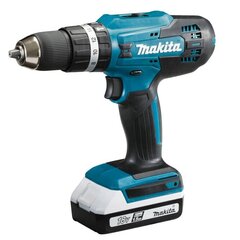 Аккумуляторная ударная дрель Makita 18 v с аккумулятором цена и информация | Шуруповерты, дрели | 220.lv