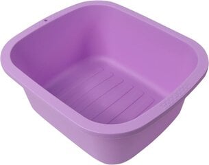 Пластиковая прямоугольная чаша фиолетовая для ванной комнаты большая 17 л цена и информация | Чистящие средства | 220.lv