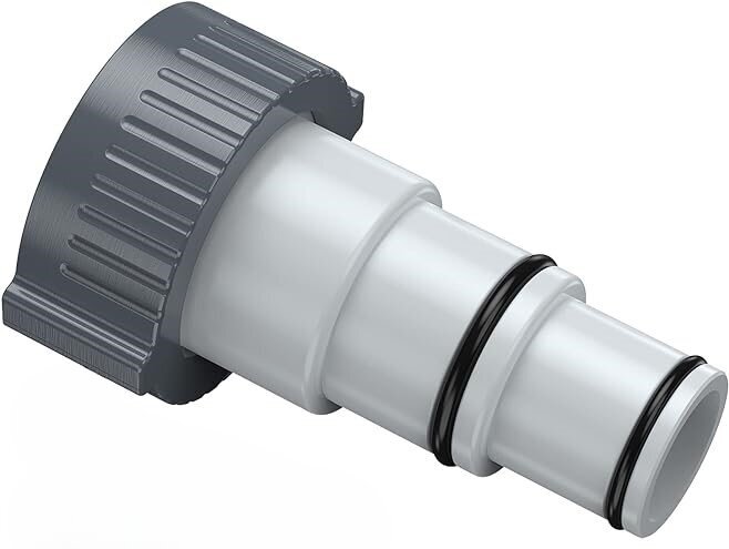 Adapteris baseina šļūtenei ar vītņotu atloku, 1,5-3,25 cm cena un informācija | Baseinu piederumi | 220.lv