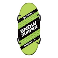 Тюбинг для снега Sportme Snow Surfer Twintip 115, зеленый цена и информация | Санки | 220.lv