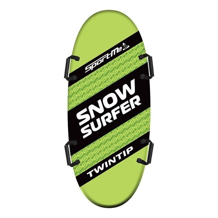 Sniega paliktnis Sportme Snow Surfer Twintip 115, zaļš cena un informācija | Ragavas | 220.lv