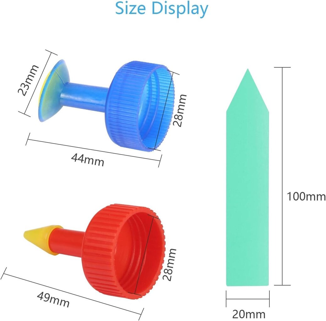 Augu etiķetes ar laistīšanas cepurēm, 16 gab. цена и информация | Dārza instrumenti | 220.lv