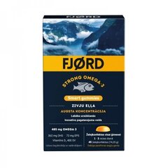 Fjord Strong Omega-3 Smart gummies zivju eļļa košļ. past. N45 цена и информация | Витамины, пищевые добавки, препараты для хорошего самочувствия | 220.lv