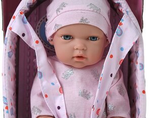 Кукла-младенец с колыбелью 30см цена и информация | Игрушки для девочек | 220.lv