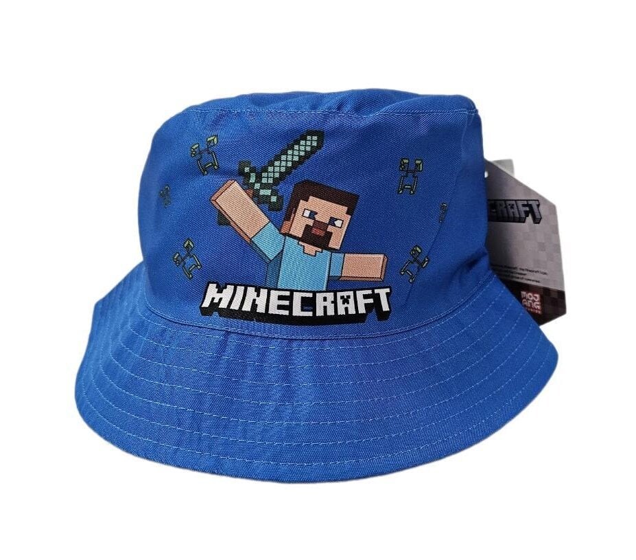 Vasaras cepure Minecraft, zila cena un informācija | Cepures, cimdi, šalles zēniem | 220.lv