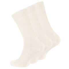 Хлопковые носки 100% Clark Crown® , натуральный цвет хлопка, 3 пары цена и информация | Мужские носки | 220.lv