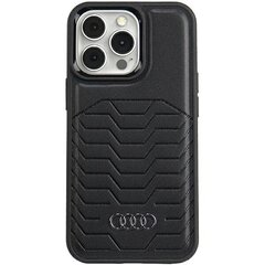 Audi Synthetic Leather MagSafe iPhone 13 Pro Max 6.7" czarny|black hardcase AU-TPUPCMIP13PM-GT|D3-BK цена и информация | Чехлы для телефонов | 220.lv