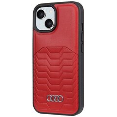 Audi Synthetic Leather MagSafe iPhone 14 Pro 6.1" czarny|black hardcase AU-TPUPCMIP14P-GT|D3-BK цена и информация | Чехлы для телефонов | 220.lv