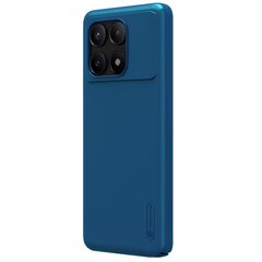 Nillkin Super Frosted Back Cover for Poco X6 Pro 5G Peacock Blue цена и информация | Чехлы для телефонов | 220.lv