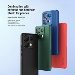 Nillkin Super Frosted PRO Back Cover for Xiaomi Redmi Note 13 Pro 5G|Poco X6 5G Red цена и информация | Чехлы для телефонов | 220.lv