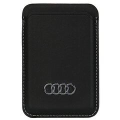 Audi Synthetic Leather Wallet Card Slot czarny|black MagSafe AU-MSCH-Q3|D1-BK цена и информация | Чехлы для телефонов | 220.lv
