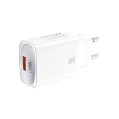 XO wall charger CE19 QC 18W 1x USB white цена и информация | Зарядные устройства для телефонов | 220.lv