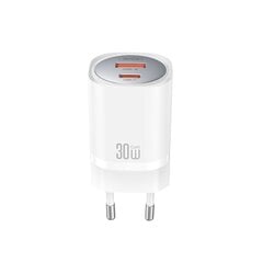 XO wall charger CE21 PD 33W 1x USB-C 1x USB white цена и информация | Зарядные устройства для телефонов | 220.lv