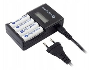 Зарядное устройство для аккумуляторов AA и AAA с ЖК-экраном цена и информация | Зарядные устройства для аккумуляторов | 220.lv