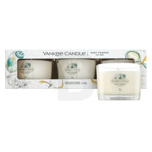 Yankee Candle svece, 3 x 37 g цена и информация | Sveces un svečturi | 220.lv