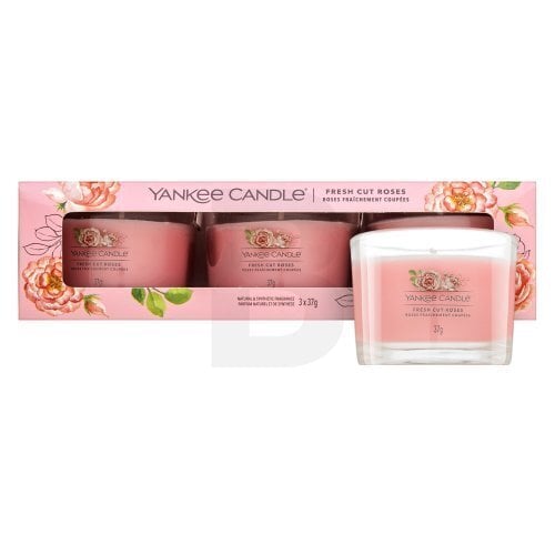 Yankee Candle svece, 3 x 37 g cena un informācija | Sveces un svečturi | 220.lv