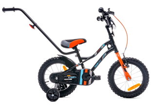 Velosipēds zēniem Tiger Bike, 14", melns/oranžs/tirkīza cena un informācija | Velosipēdi | 220.lv