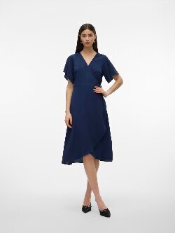 Kleita sievietēm Vero Moda 1028736105, zila цена и информация | Kleitas | 220.lv