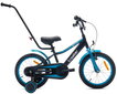 Velosipēds zēniem Tracker Bike, 16", neona zils цена и информация | Balansa velosipēdi | 220.lv
