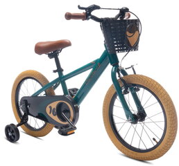 Велосипед для мальчика 16 дюймов Verdant Rowan зеленый цена и информация | Балансировочные велосипеды | 220.lv