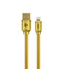 Золотой кабель WK DESIGN "LIGHTNING" длиной 100CM цена и информация | Кабели для телефонов | 220.lv