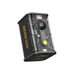 Черный внешний аккумулятор WK DESIGN 20000MAH цена и информация | Зарядные устройства Power bank | 220.lv