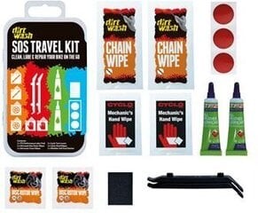 Velosipēdu remonta komplekts Weldtite SOS Travel Kit cena un informācija | Velo instrumenti, kopšanas līdzekļi | 220.lv